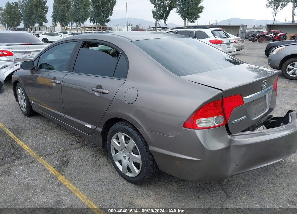 2009 HONDA CIVIC LX VIN: 1HGFA16549L015596