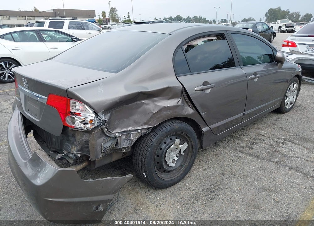 2009 HONDA CIVIC LX VIN: 1HGFA16549L015596