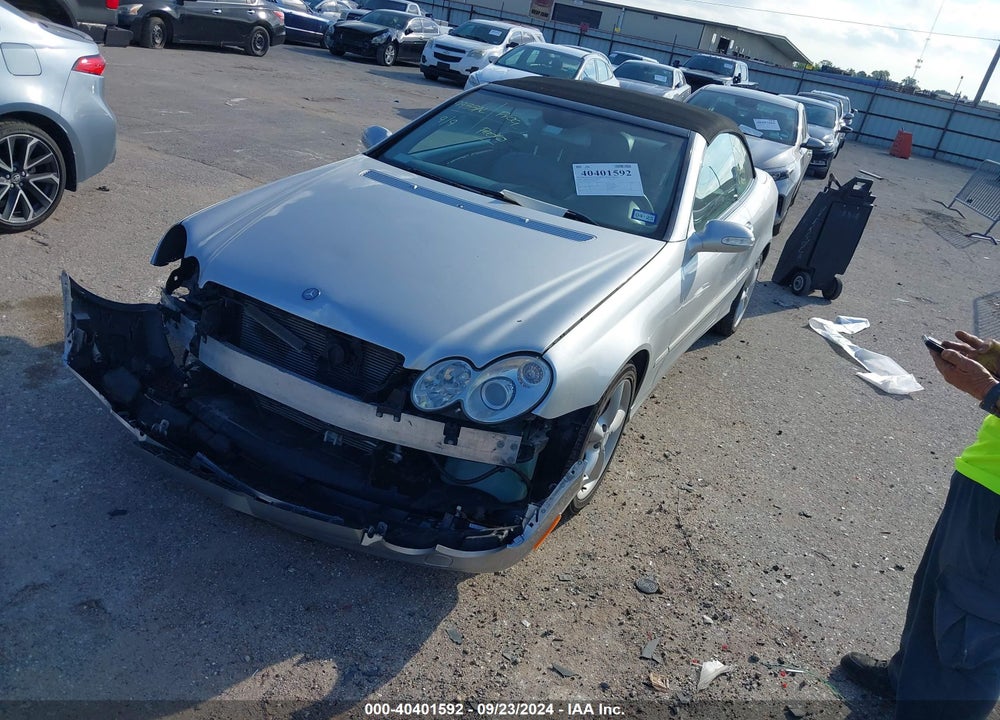 2005 MERCEDES-BENZ CLK 320 VIN: WDBTK65G85T046809