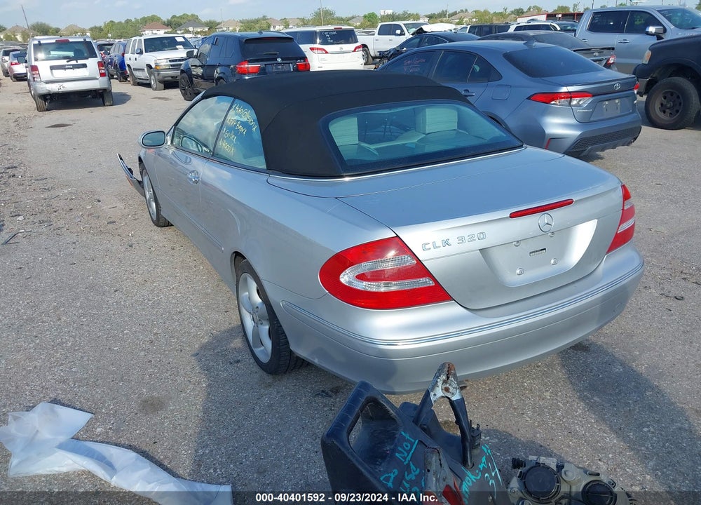 2005 MERCEDES-BENZ CLK 320 VIN: WDBTK65G85T046809