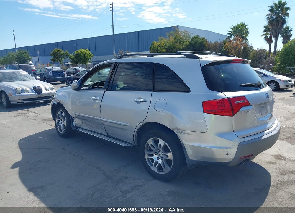2007 ACURA MDX TECHNOLOGY PACKAGE VIN: 2HNYD28387H533067