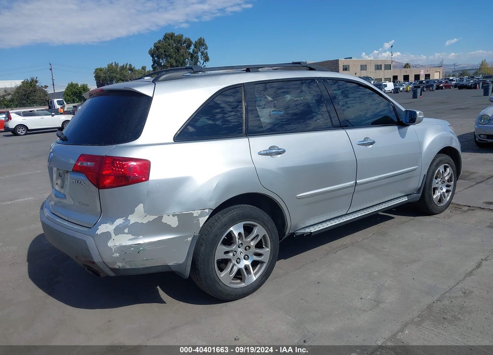 2007 ACURA MDX TECHNOLOGY PACKAGE VIN: 2HNYD28387H533067