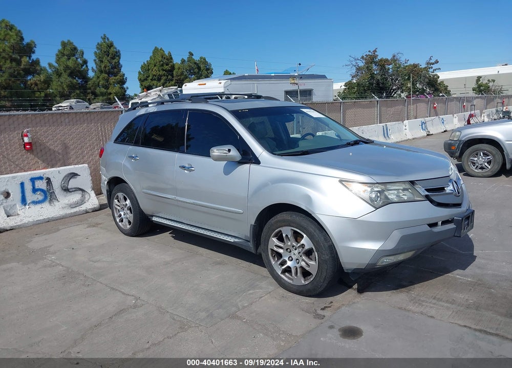 2007 ACURA MDX TECHNOLOGY PACKAGE VIN: 2HNYD28387H533067