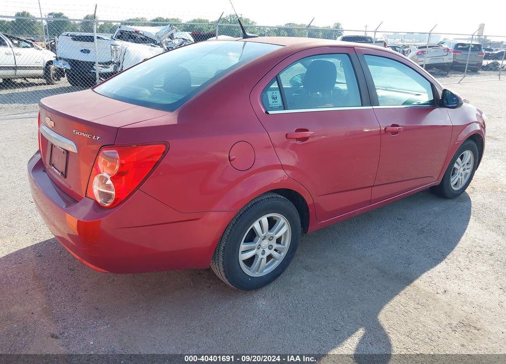 2014 CHEVROLET SONIC LT AUTO VIN: 1G1JC5SH6E4192688