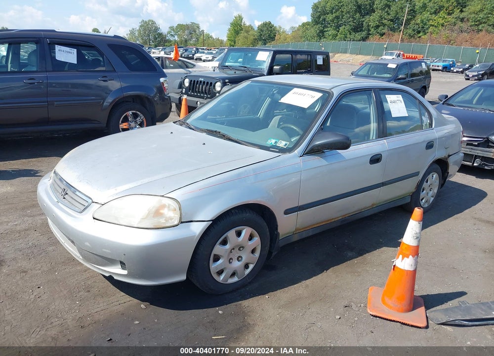 1999 HONDA CIVIC LX VIN: 2HGEJ6677XH561197