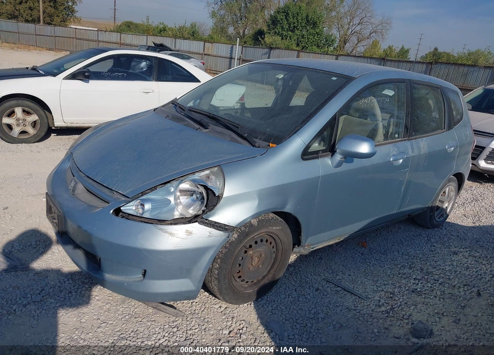 2007 HONDA FIT VIN: JHMGD38497S049061