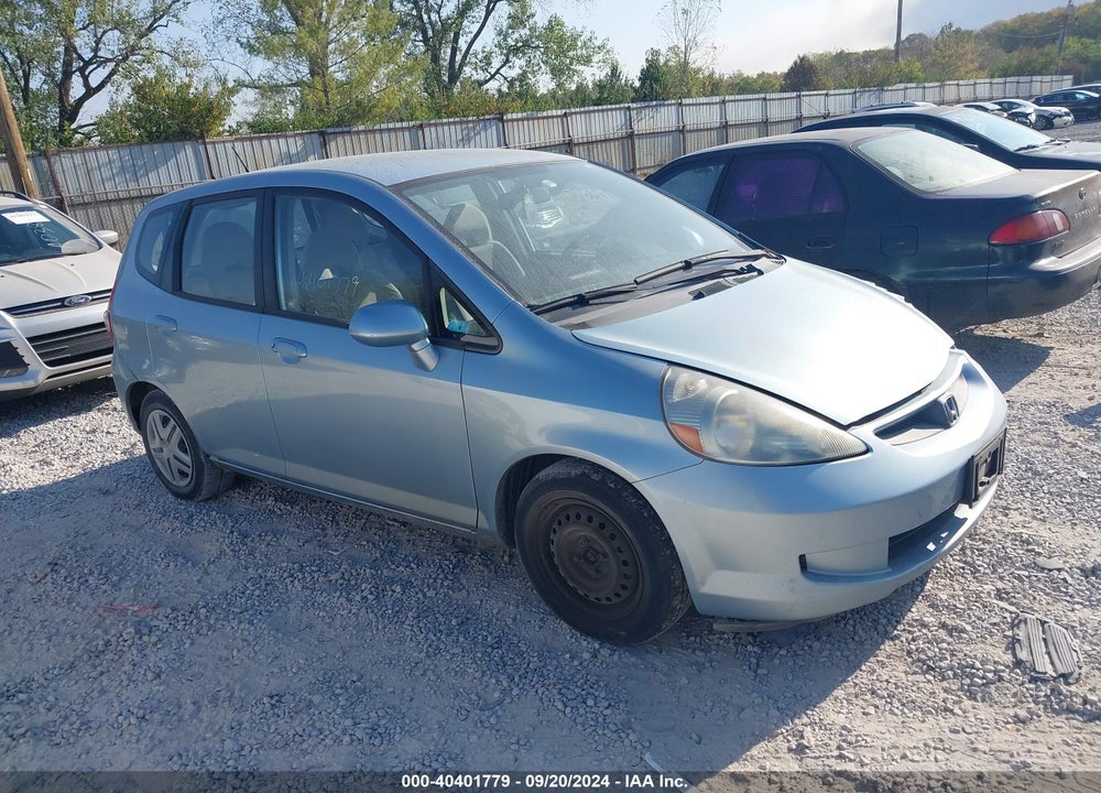 2007 HONDA FIT VIN: JHMGD38497S049061