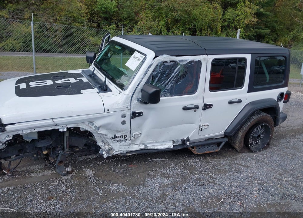 2021 JEEP WRANGLER UNLIMITED SPORT 4X4 VIN: 1C4HJXDG4MW663624