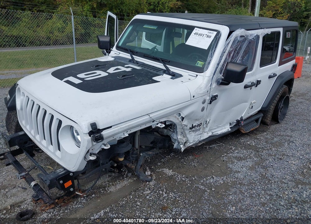 2021 JEEP WRANGLER UNLIMITED SPORT 4X4 VIN: 1C4HJXDG4MW663624