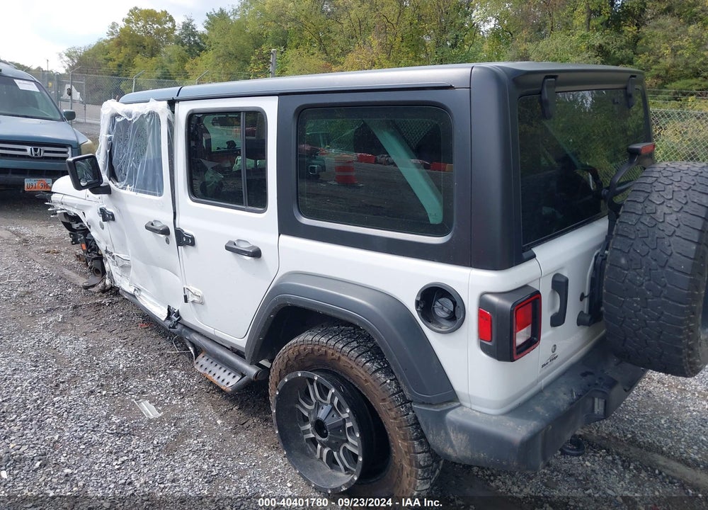 2021 JEEP WRANGLER UNLIMITED SPORT 4X4 VIN: 1C4HJXDG4MW663624