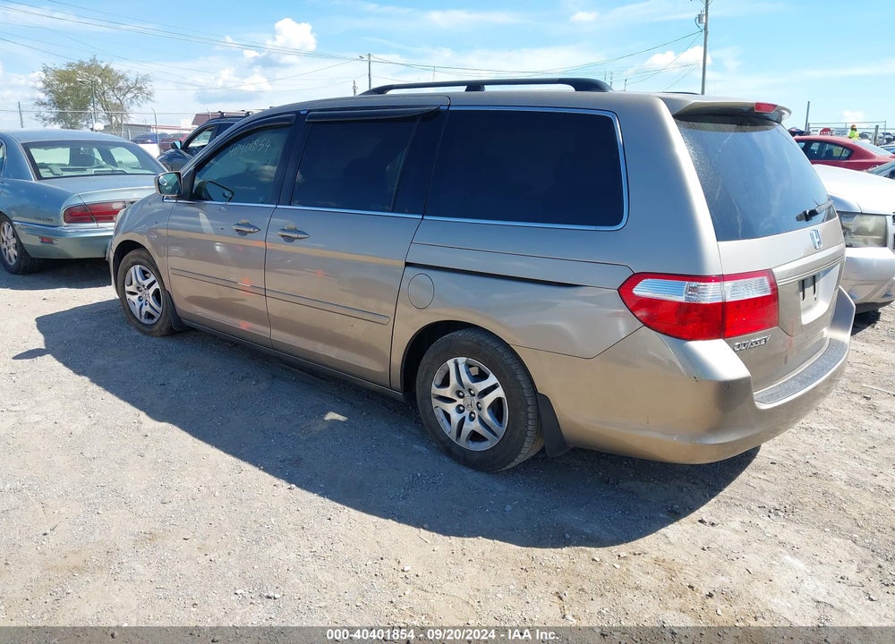 2007 HONDA ODYSSEY EX-L VIN: 5FNRL38757B401346
