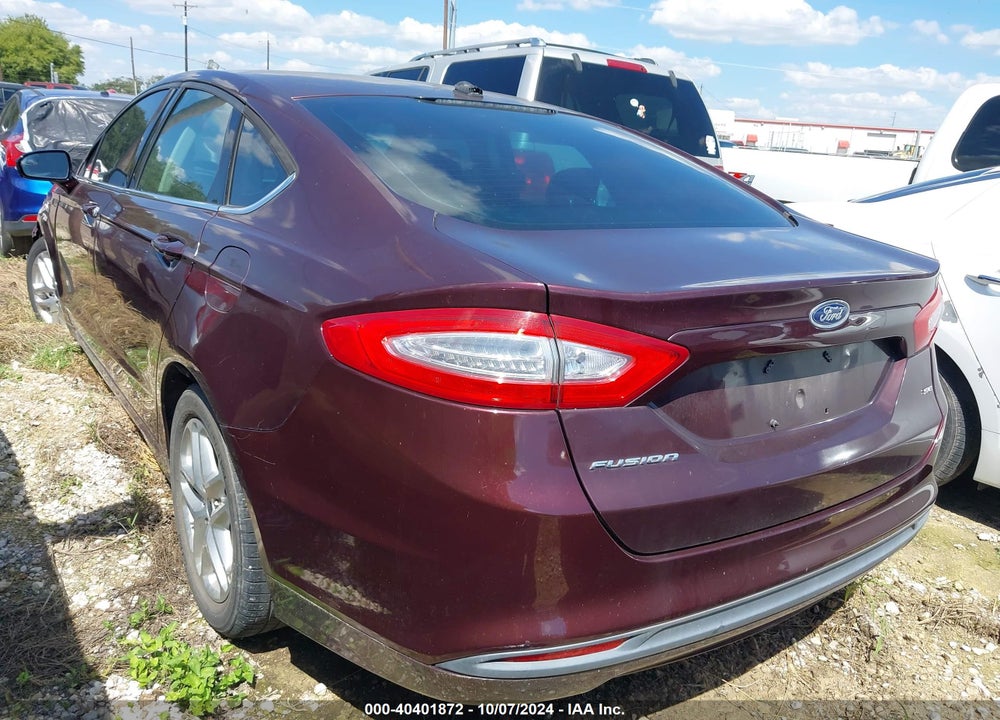 2013 FORD FUSION SE VIN: 3FA6P0H77DR329572