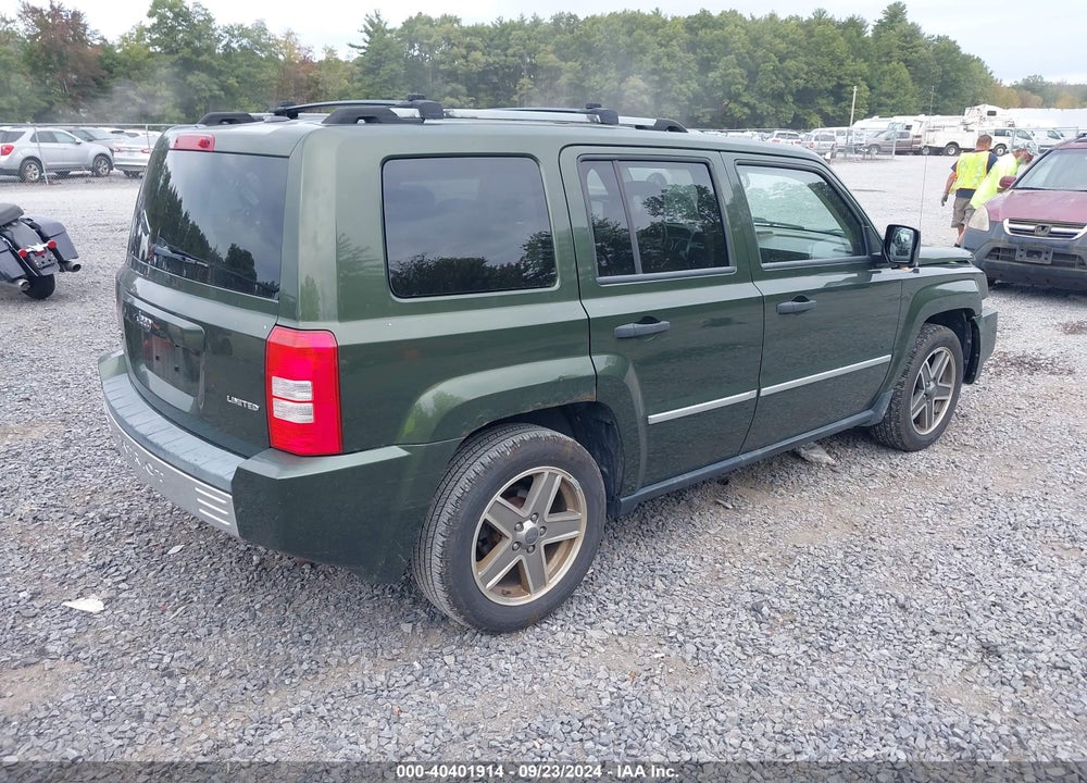 2008 JEEP PATRIOT LIMITED VIN: 1J8FF48W78D756298