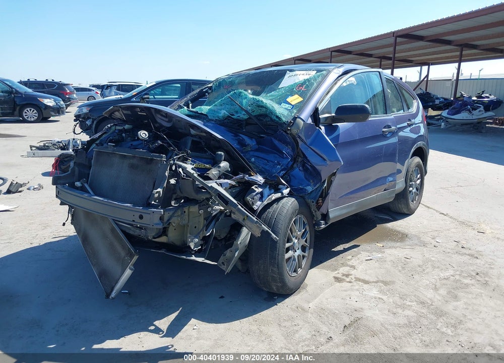2014 HONDA CR-V LX VIN: 5J6RM4H38EL096977