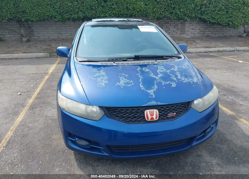 2009 HONDA CIVIC SI VIN: 2HGFG21579H700832
