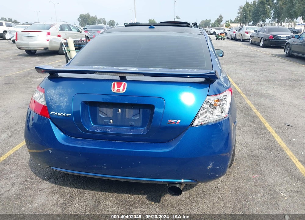 2009 HONDA CIVIC SI VIN: 2HGFG21579H700832