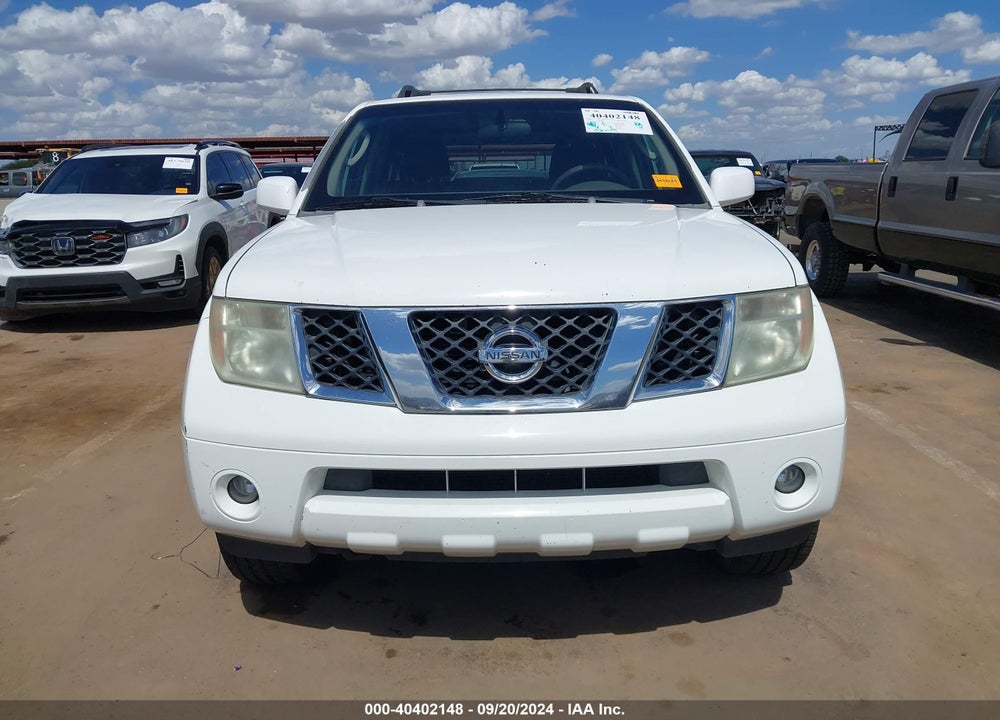 2005 NISSAN PATHFINDER SE VIN: 5N1AR18U75C770849