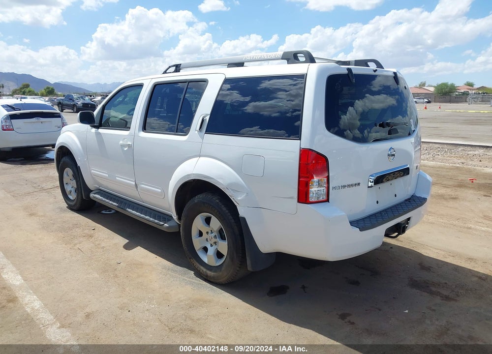 2005 NISSAN PATHFINDER SE VIN: 5N1AR18U75C770849