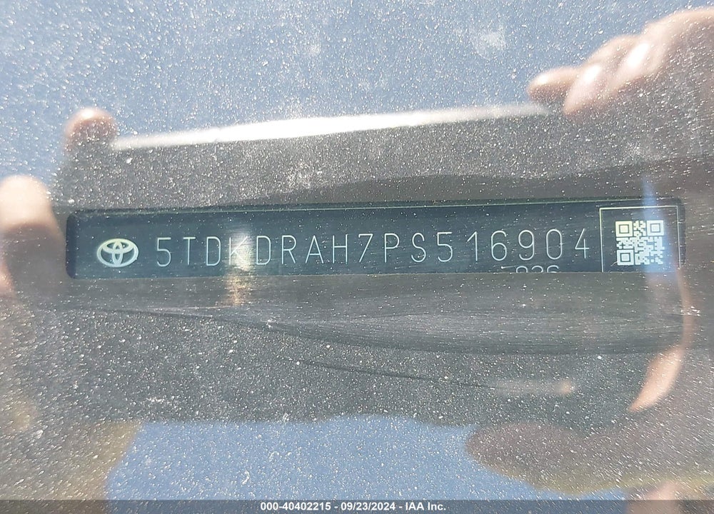 2023 TOYOTA HIGHLANDER VIN: 5TDKDRAH7PS516904