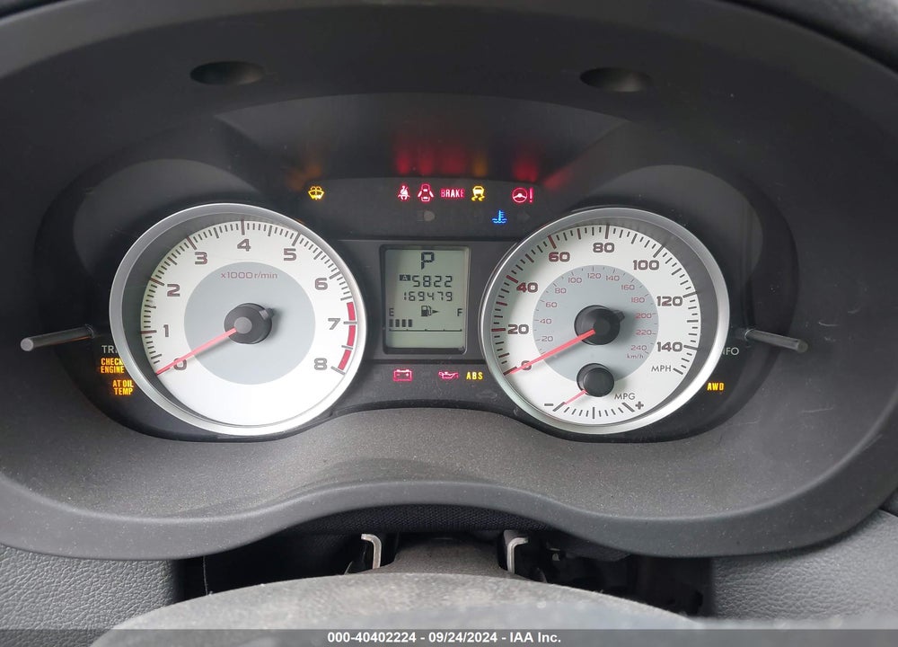 2012 SUBARU IMPREZA 2.0I VIN: JF1GJAA67CH006877