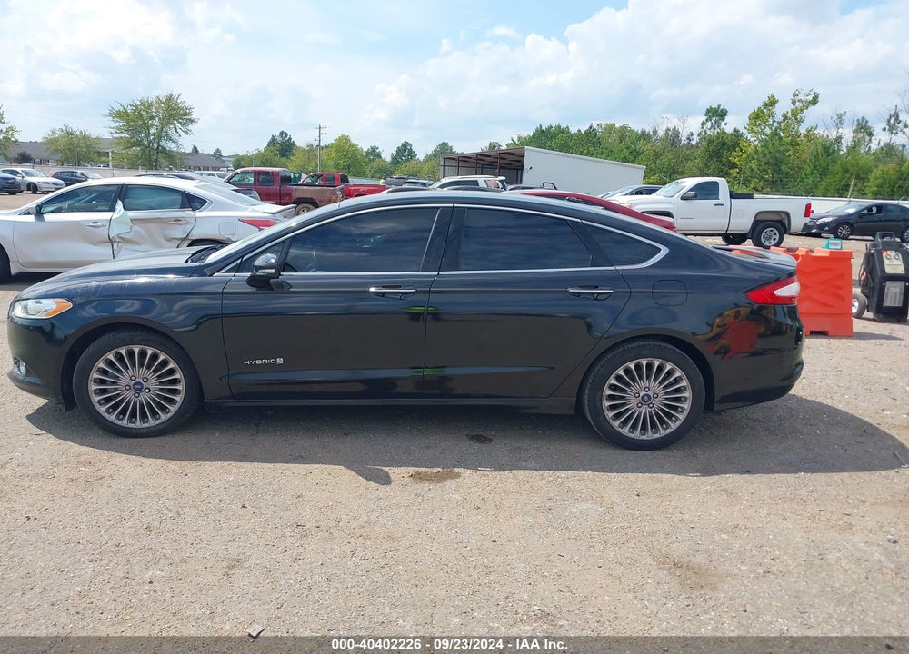 2013 FORD FUSION HYBRID TITANIUM VIN: 3FA6P0RU3DR317892
