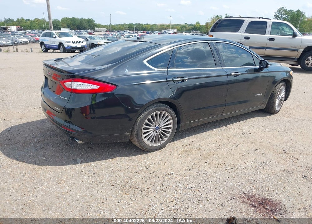 2013 FORD FUSION HYBRID TITANIUM VIN: 3FA6P0RU3DR317892