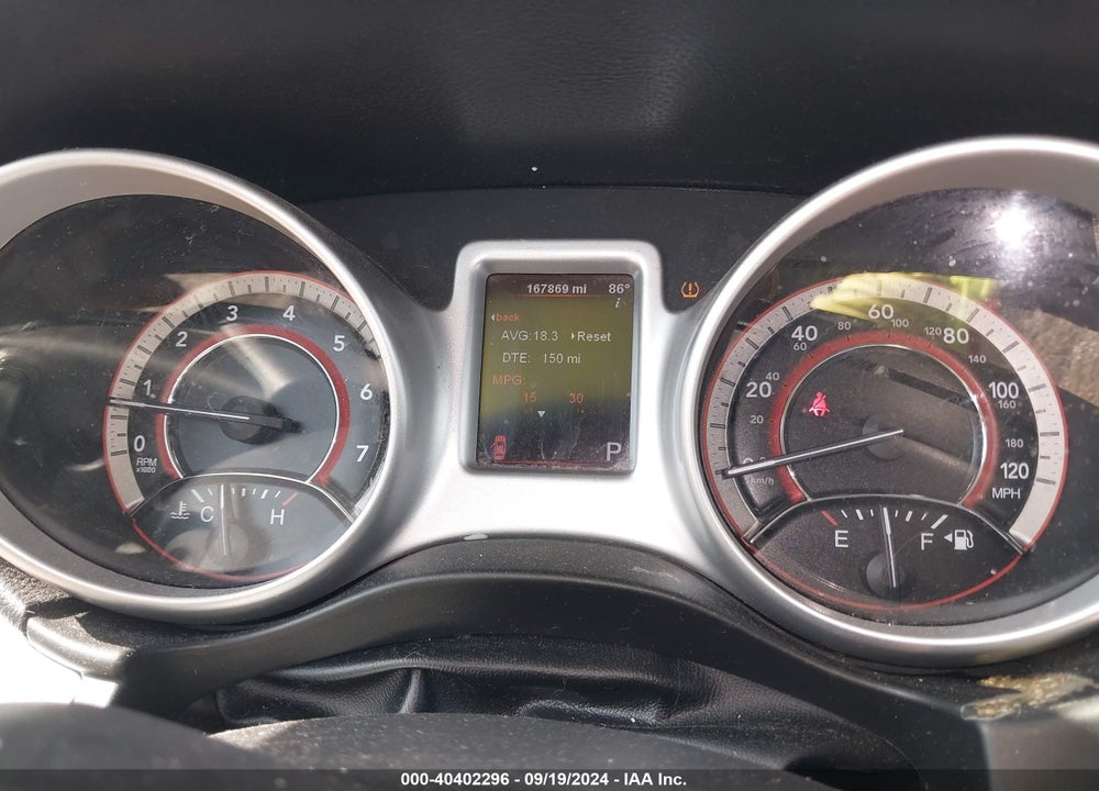 2012 DODGE JOURNEY SXT VIN: 3C4PDCBB5CT392130