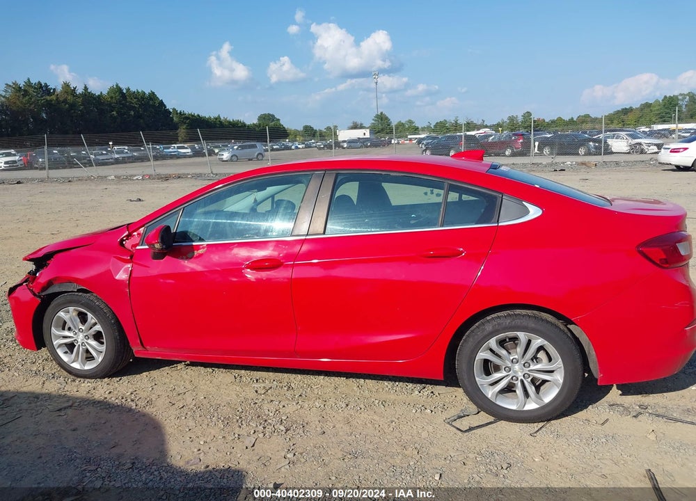 2019 CHEVROLET CRUZE LT VIN: 1G1BE5SM2K7115936