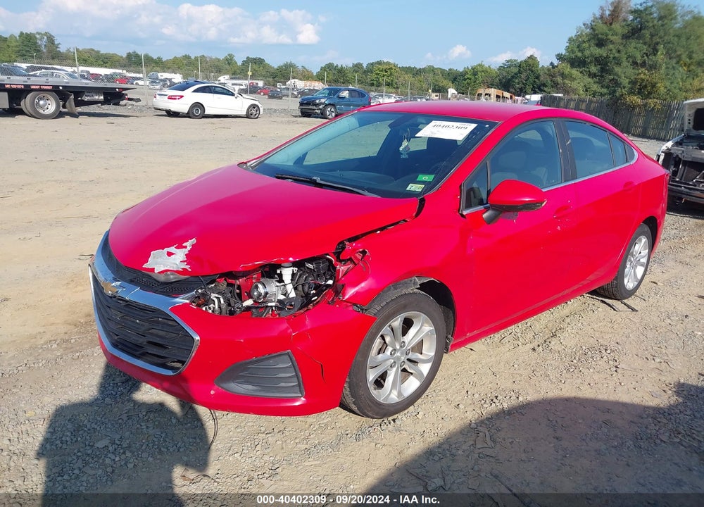 2019 CHEVROLET CRUZE LT VIN: 1G1BE5SM2K7115936