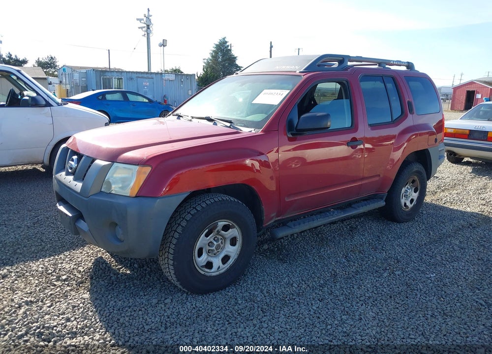 2008 NISSAN XTERRA X VIN: 5N1AN08W08C526116