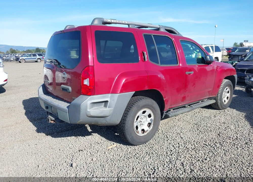 2008 NISSAN XTERRA X VIN: 5N1AN08W08C526116