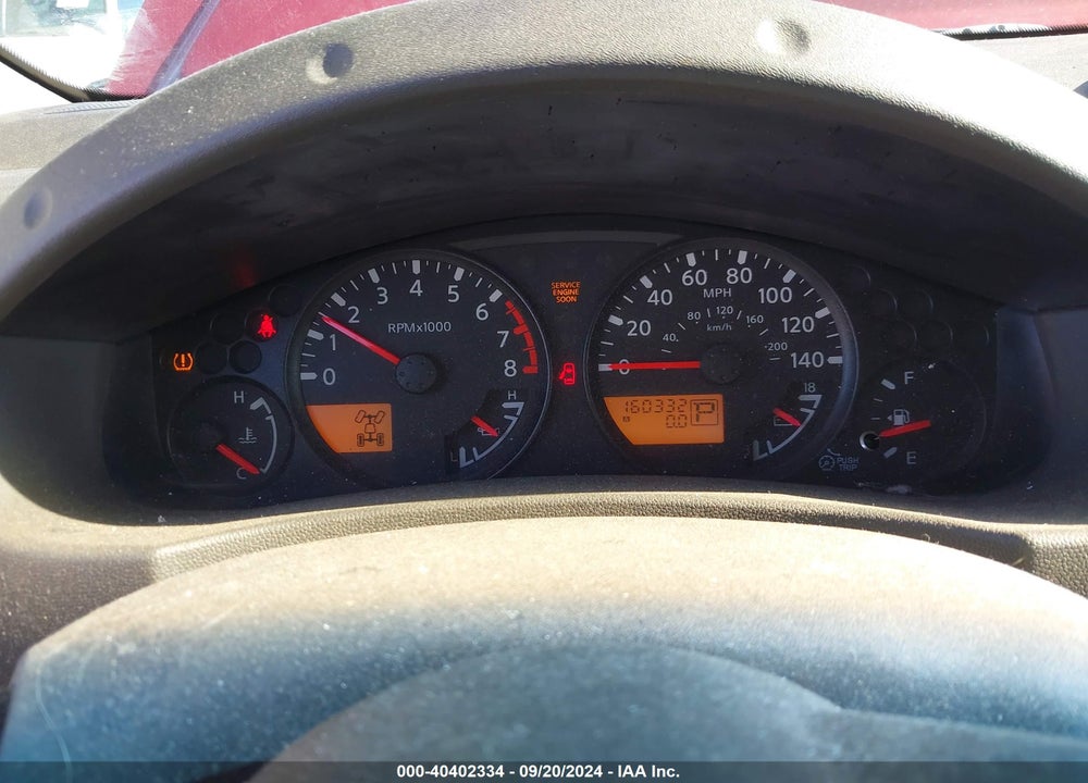 2008 NISSAN XTERRA X VIN: 5N1AN08W08C526116