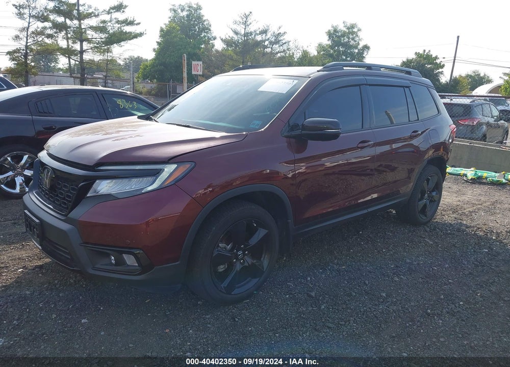 2020 HONDA PASSPORT AWD ELITE VIN: 5FNYF8H09LB016045