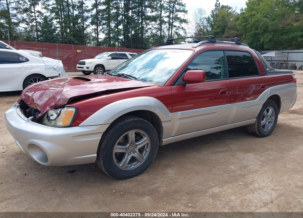 2004 SUBARU BAJA TURBO VIN: 4S4BT63C545101211