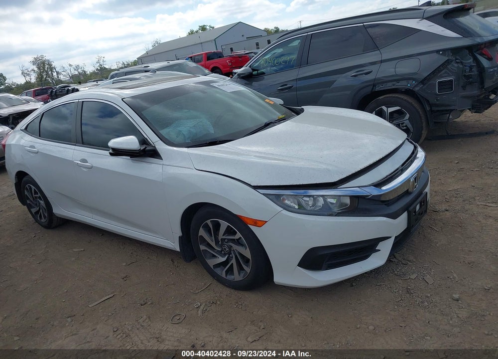 2018 HONDA CIVIC EX VIN: 19XFC2F7XJE010934