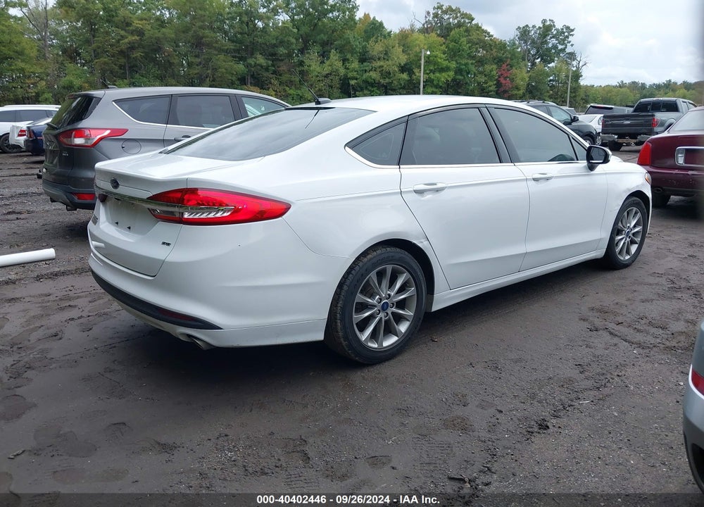 2017 FORD FUSION SE VIN: 3FA6P0H70HR158850
