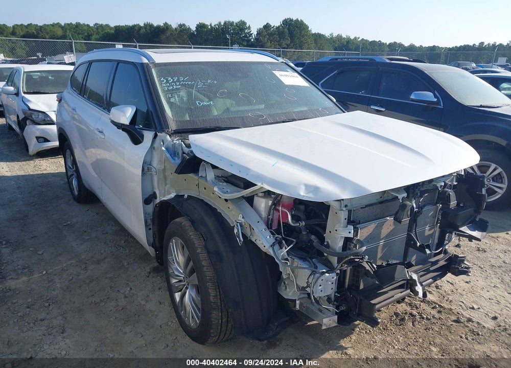 2023 TOYOTA HIGHLANDER HYBRID PLATINUM VIN: 5TDFARAH7PS527184