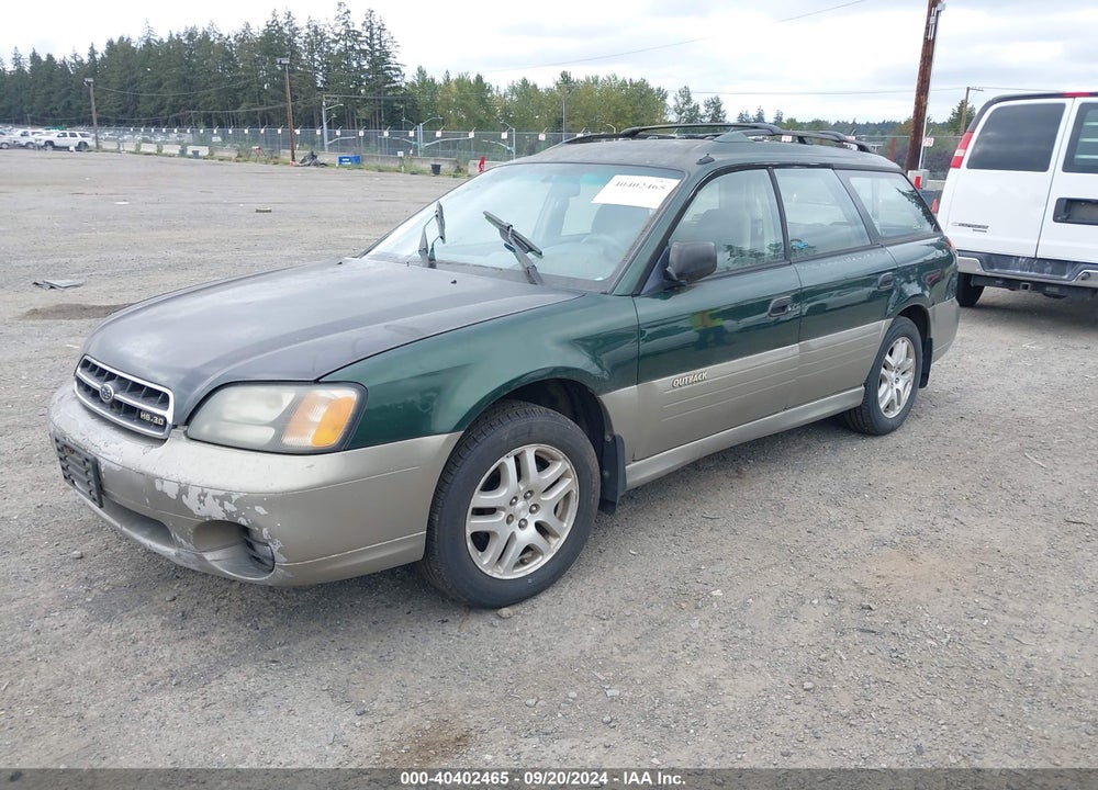 2000 SUBARU OUTBACK VIN: 4S3BH6751Y7668088