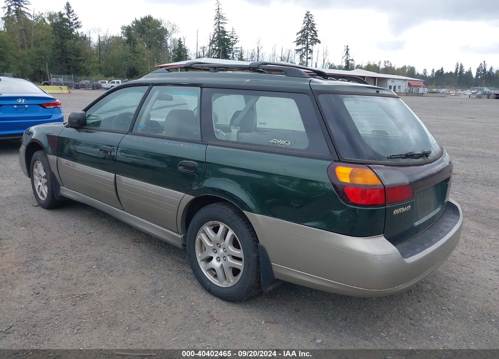 2000 SUBARU OUTBACK VIN: 4S3BH6751Y7668088