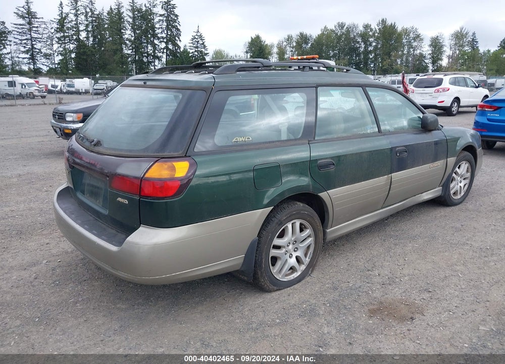 2000 SUBARU OUTBACK VIN: 4S3BH6751Y7668088