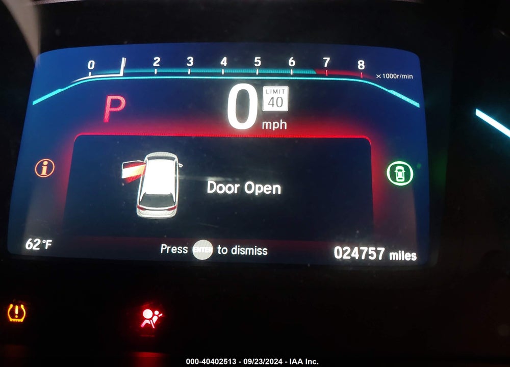 2024 HONDA ODYSSEY TOURING VIN: 5FNRL6H81RB015116