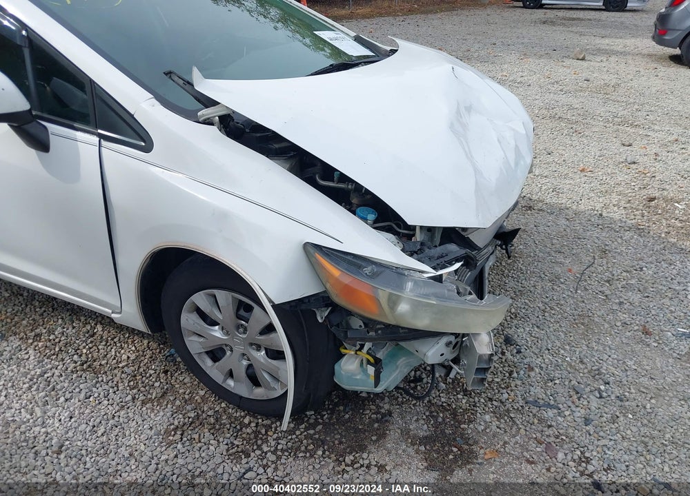2012 HONDA CIVIC LX VIN: 2HGFB2E58CH509226