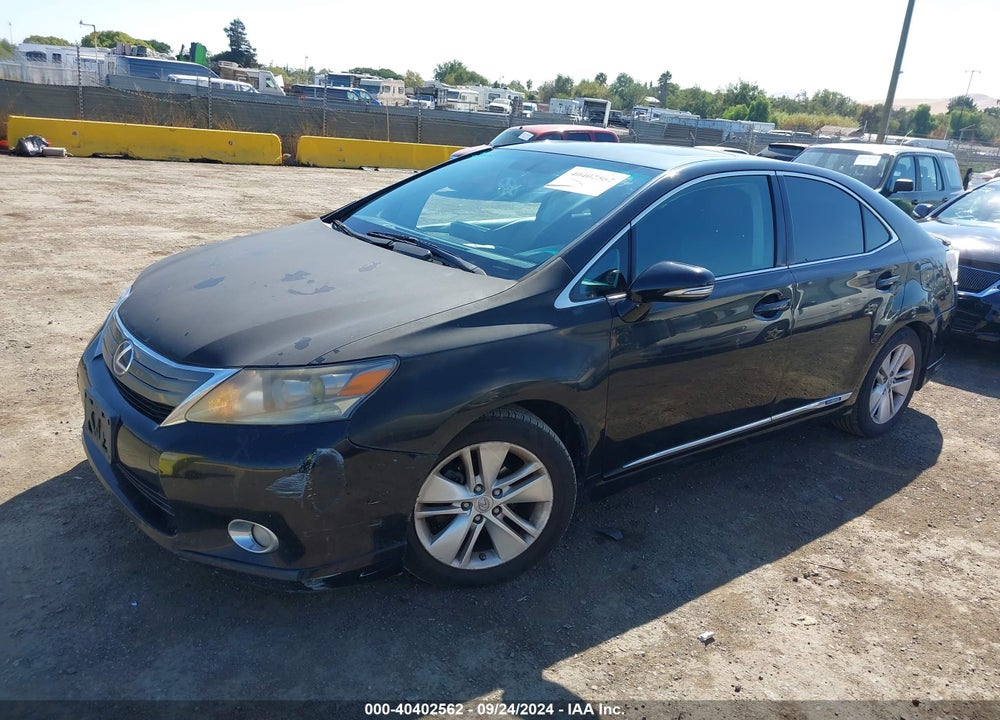 2010 LEXUS HS 250H VIN: JTHBB1BA7A2001536