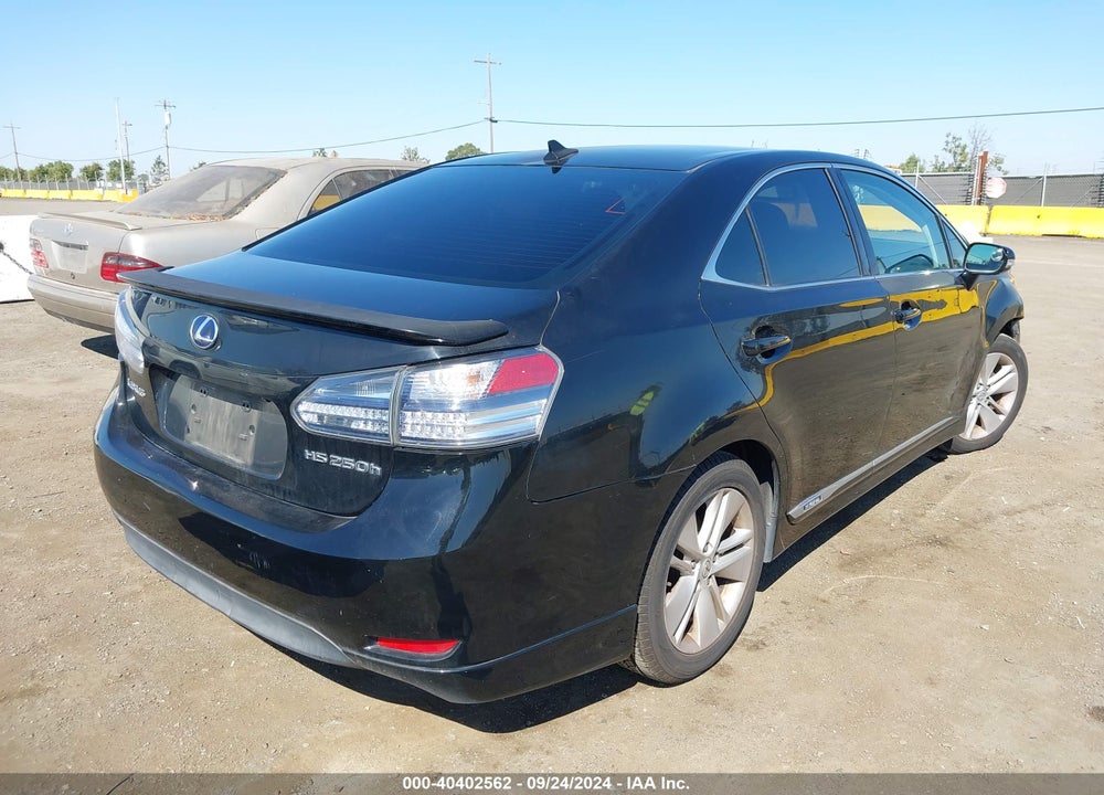 2010 LEXUS HS 250H VIN: JTHBB1BA7A2001536