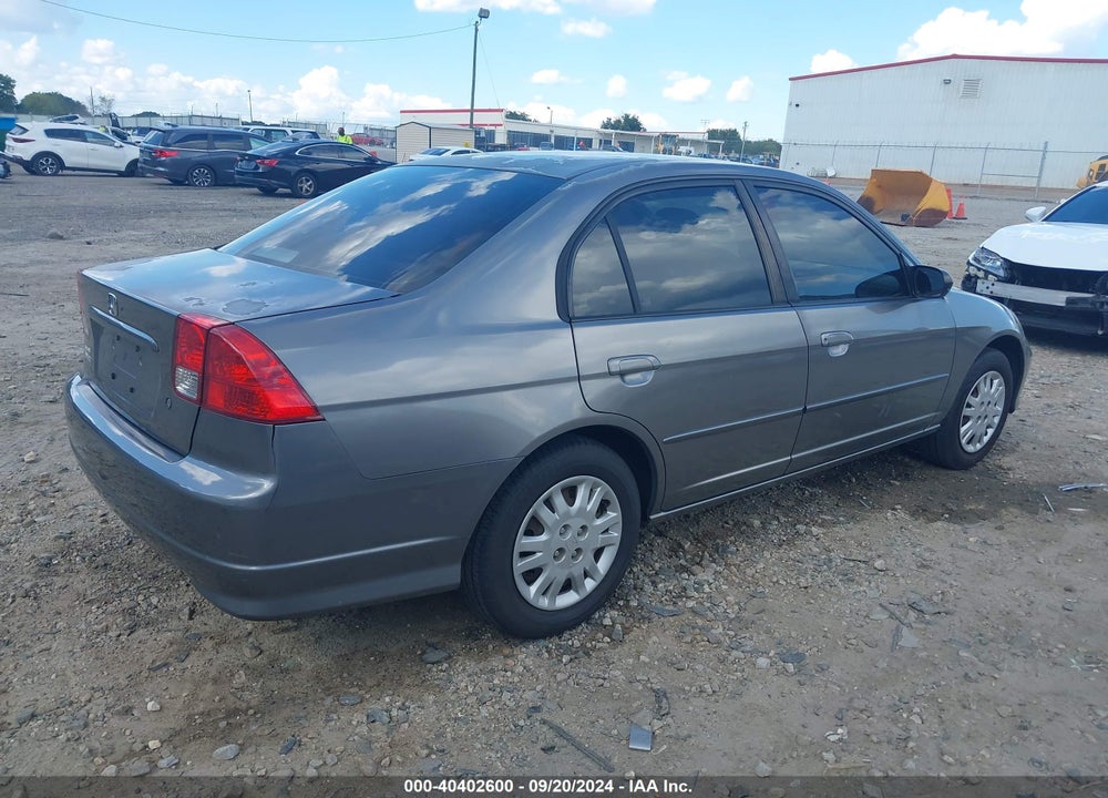 2005 HONDA CIVIC LX VIN: 2HGES16565H580187
