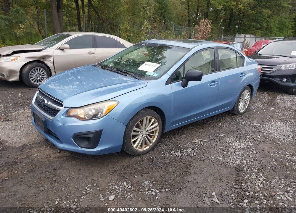 2012 SUBARU IMPREZA 2.0I PREMIUM VIN: JF1GJAD6XCG022296