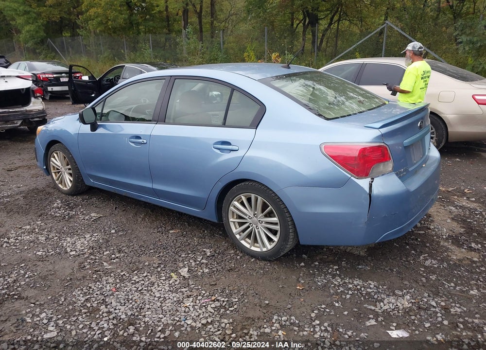 2012 SUBARU IMPREZA 2.0I PREMIUM VIN: JF1GJAD6XCG022296