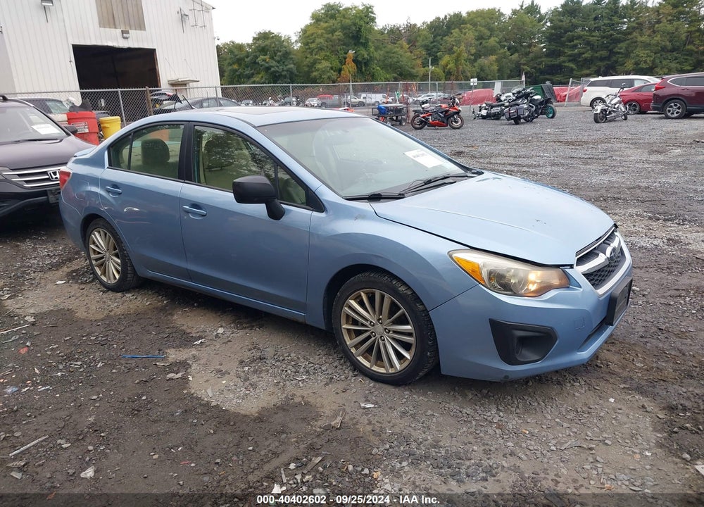 2012 SUBARU IMPREZA 2.0I PREMIUM VIN: JF1GJAD6XCG022296