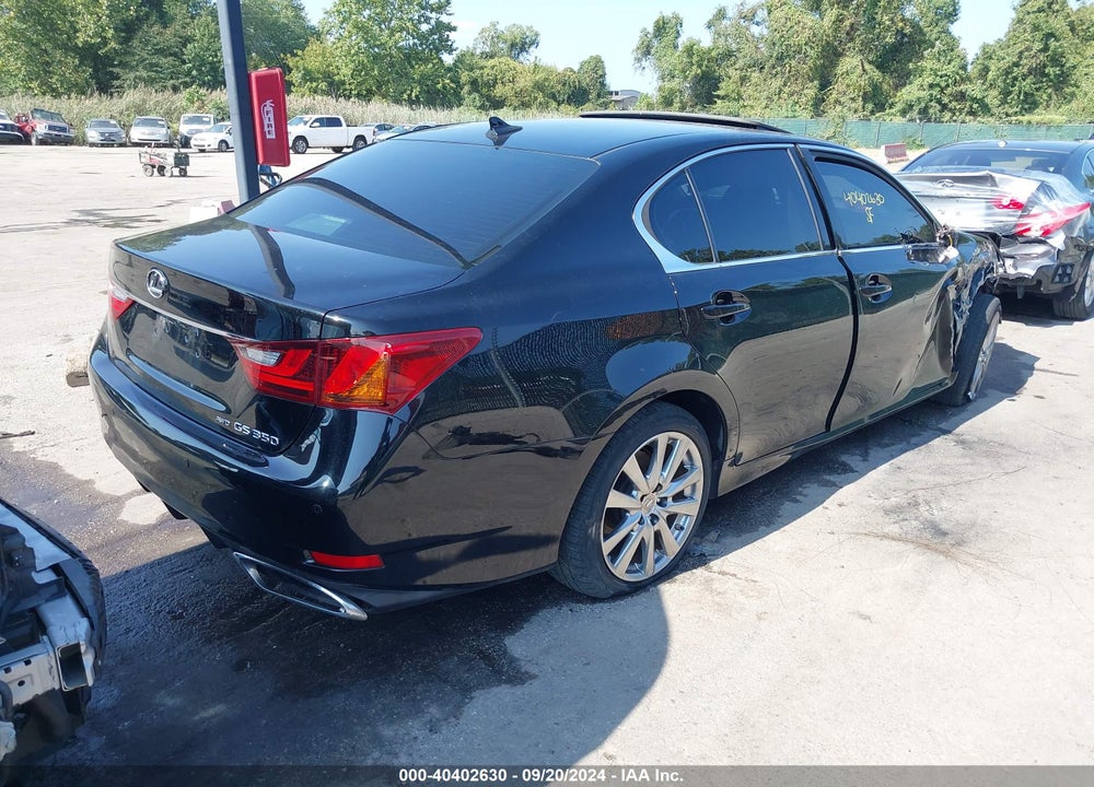 2013 LEXUS GS 350 VIN: JTHCE1BL5D5009280
