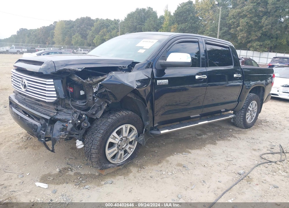 2017 TOYOTA TUNDRA PLATINUM 5.7L V8 VIN: 5TFAW5F16HX663253